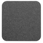 Seat cushion felt square Dark gray, mottled