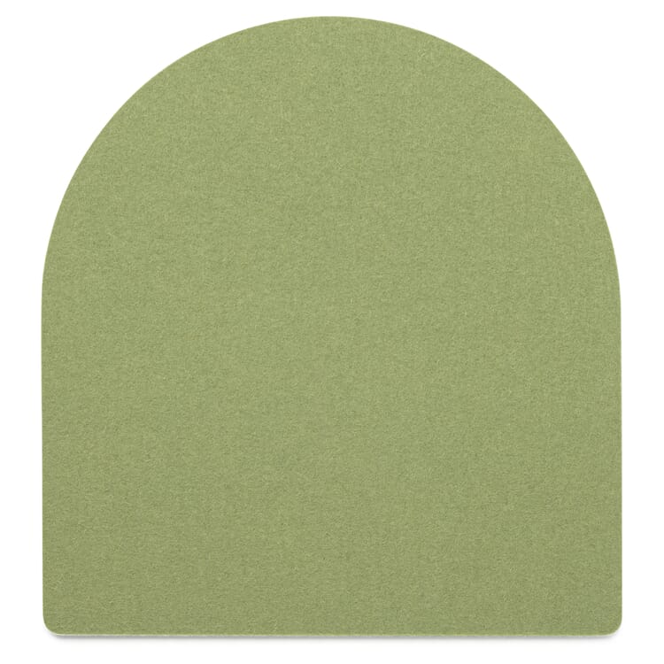 Seat cushion felt Estoril, Pastel green