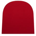 Seat cushion felt frankfurter Red