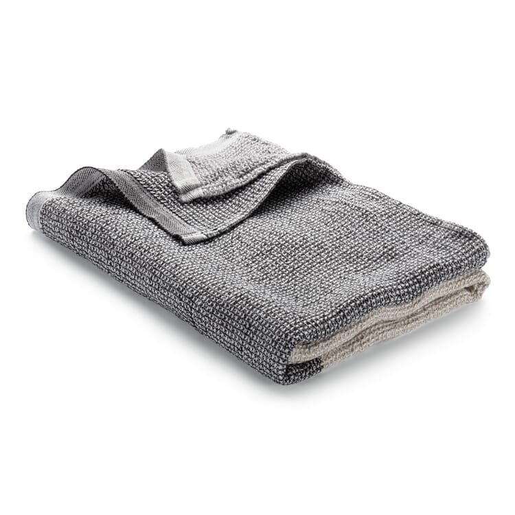 Towel Waffle Piqué Lyocell Linen, Natural gray