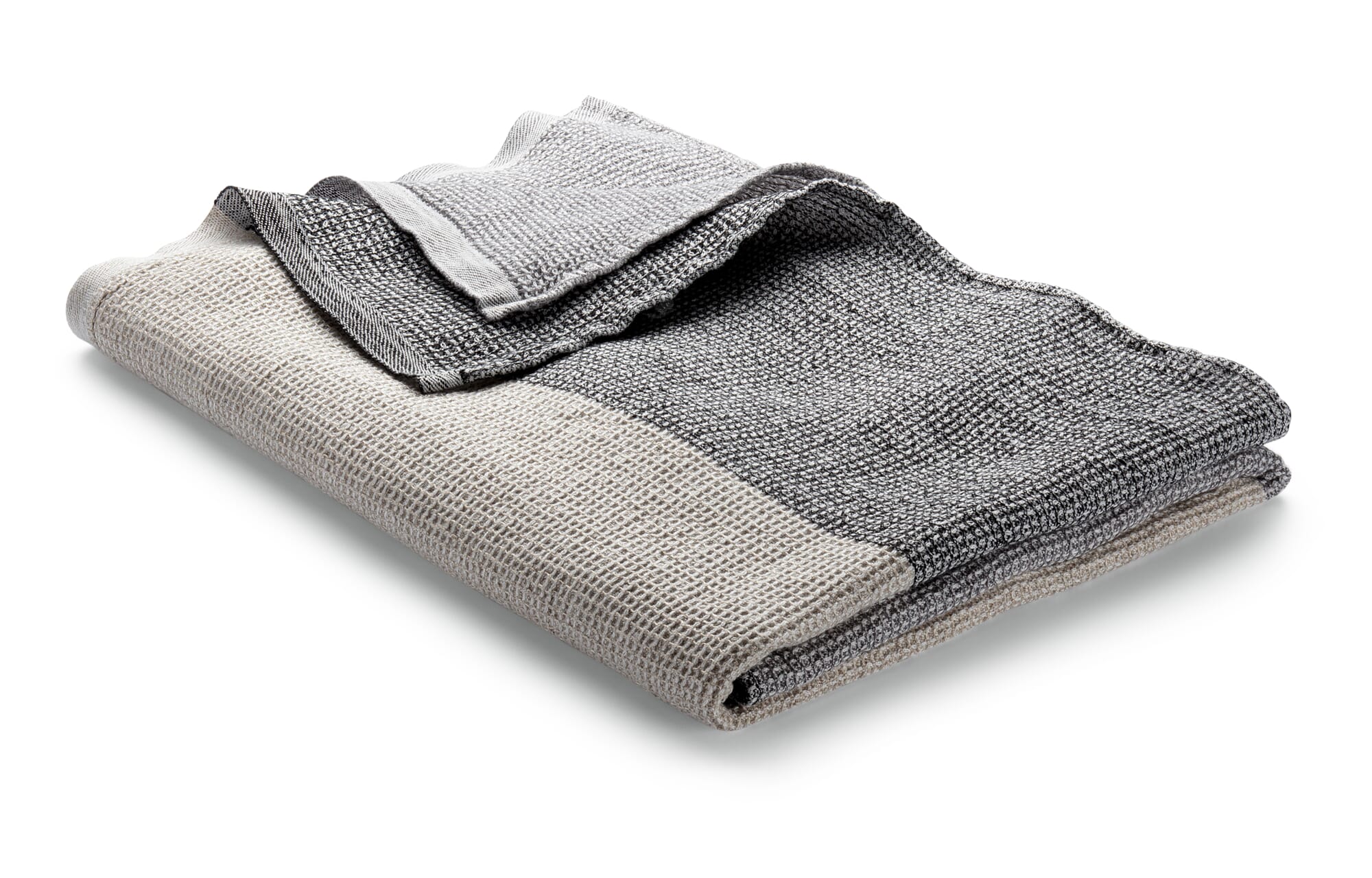 Towel Waffle Piqu Lyocell Linen Natural gray Sauna Towel