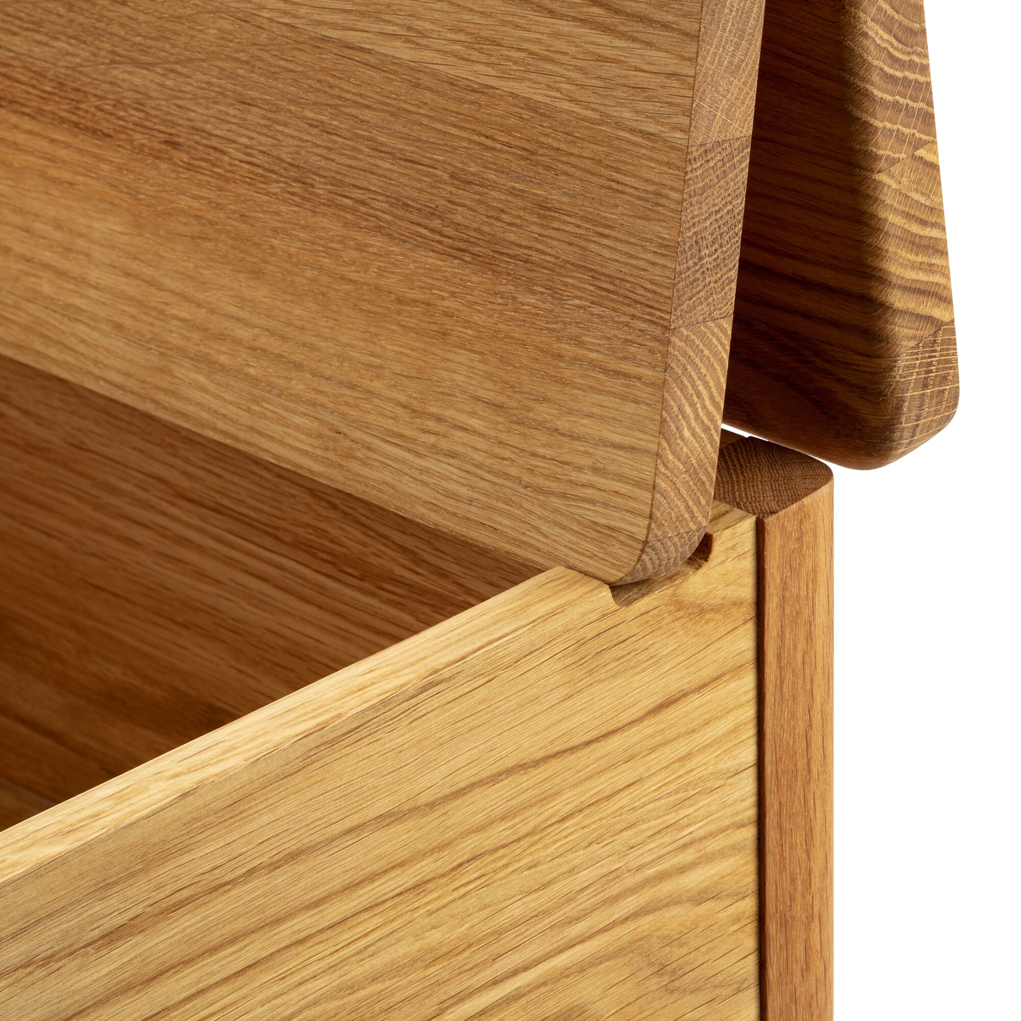 Chest bench oak wood short | Manufactum