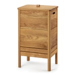 Laundry and storage chest oak wood