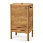 Laundry and storage chest oak wood