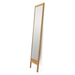 Oak standing mirror