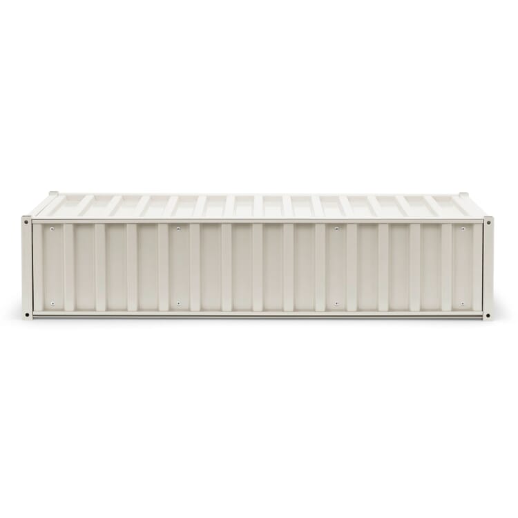 Container DS Flat, RAL 1013 Oyster white