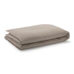 Copripiumino in cotone Taupe 155 × 220 cm