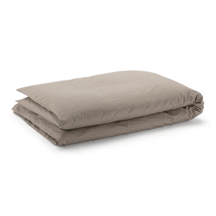 Housse de couette en coton, Taupe