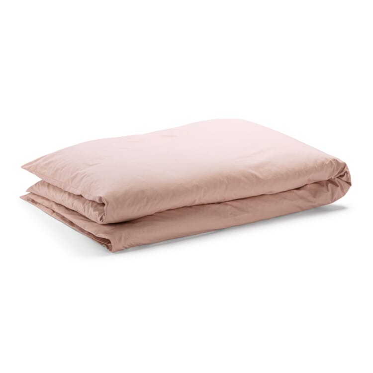 Dynebetræk i bomuld, Dusty rose
