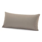 Pudebetræk af bomuld Taupe 40 × 80 cm