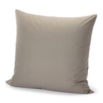 Pillowcase cotton Taupe 80 × 80 cm