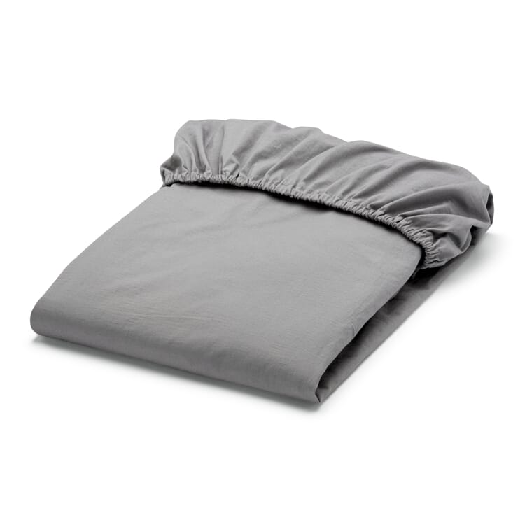Fitted sheet cotton, Gray