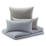 Bettbezug Flanell Fischgrat Grau 135 x 200 cm