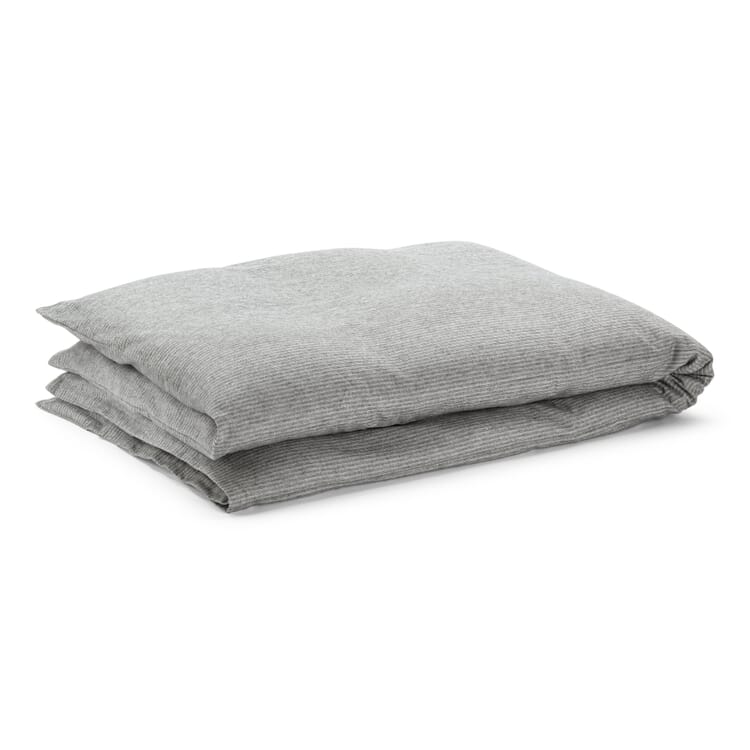 Comforter cover flannel herringbone, Gray