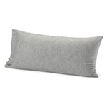 Pillowcase flannel herringbone Grey 80 × 80 cm