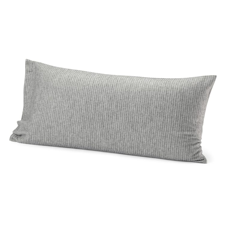 Pillowcase flannel herringbone, Gray