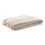 Comforter cover structure stripes Pink-Grey 135 × 200 cm