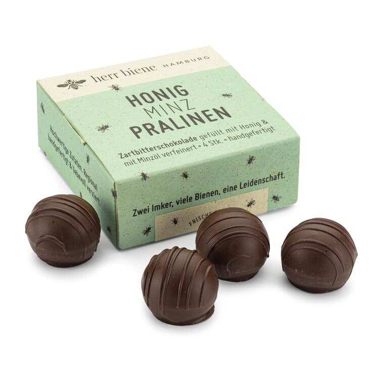 Pralines au miel et à la menthe