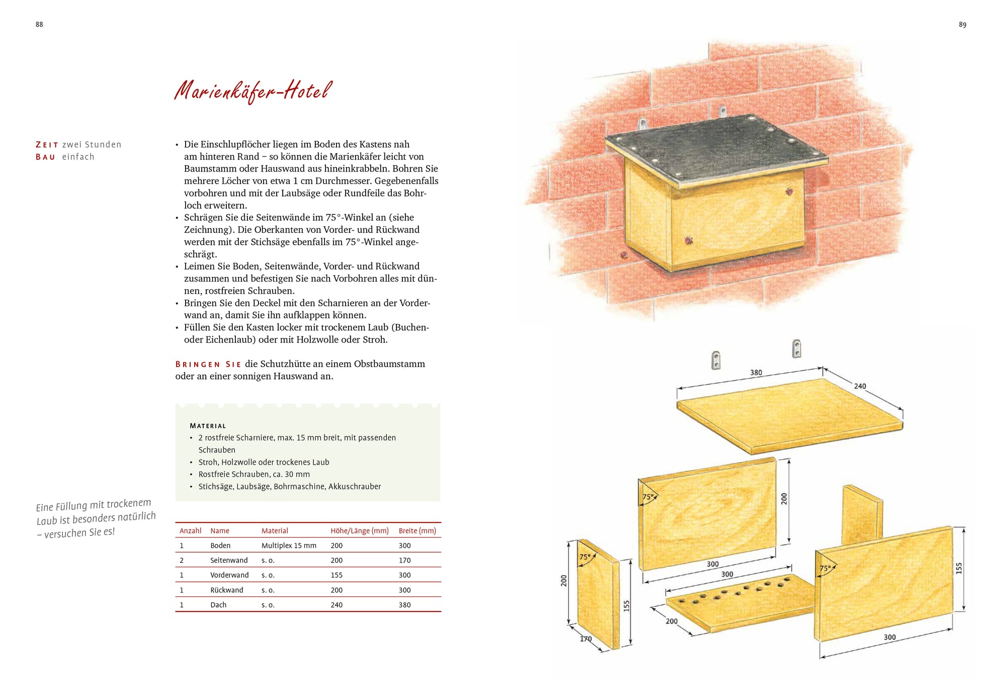 Schéma Plan De Fabrication Ruche Dadant 10 Cadres Pdf Ideenbuch Insektenhotels | Manufactum