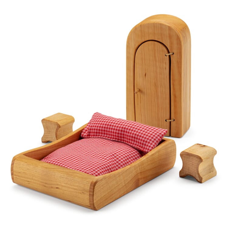 Puppenhaus-Möbelset Schlafzimmer