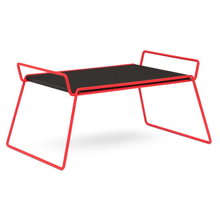 Tray and Table Bloch, Luminous Orange RAL 2005-Black
