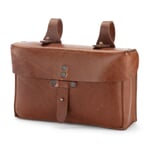 Borsa da manubrio in pelle di vacchetta