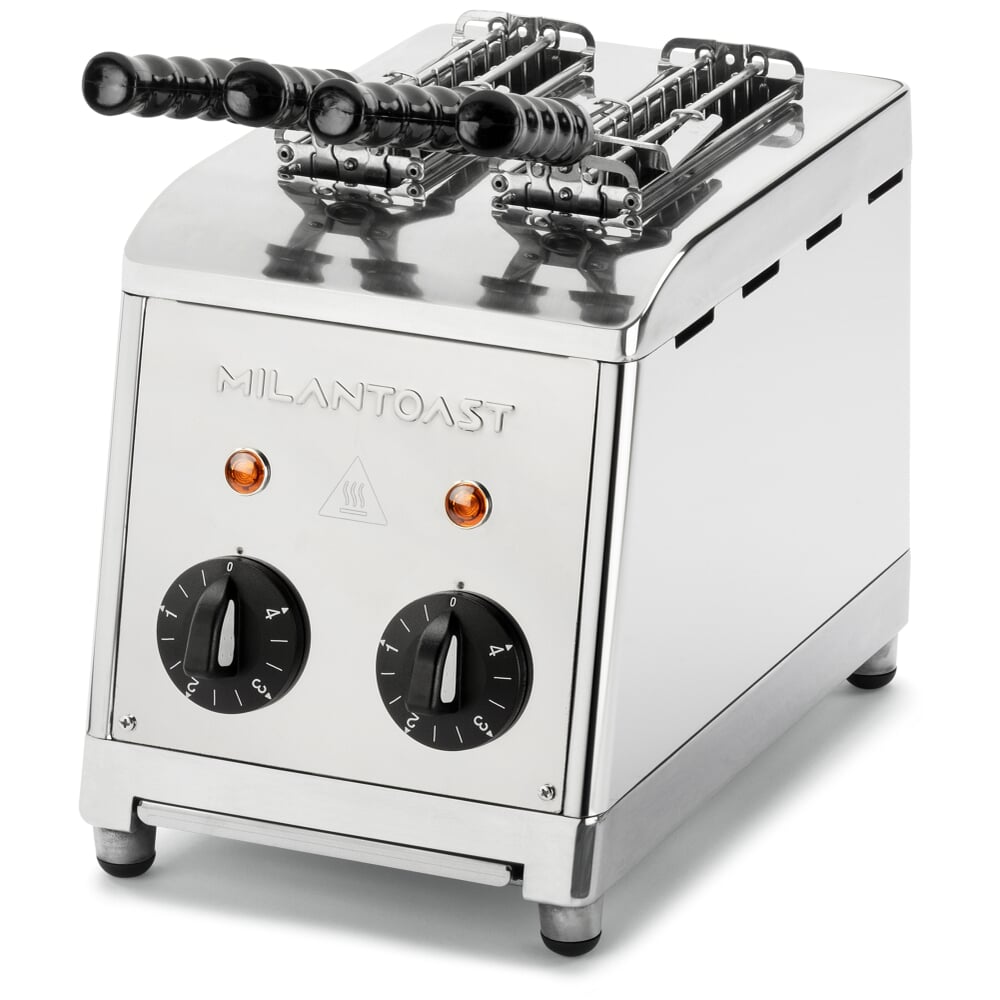 Tognana Iridea, toaster with tongs, plastic - stainless steel, champagne