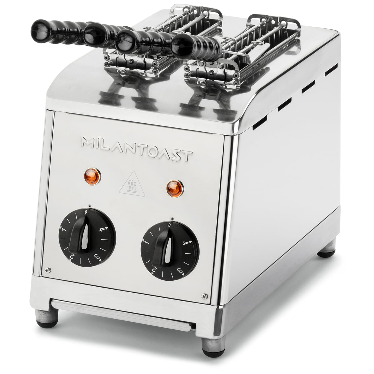 Klassischer Sandwichtoaster mit Zangen, Edelstahl Manufactum