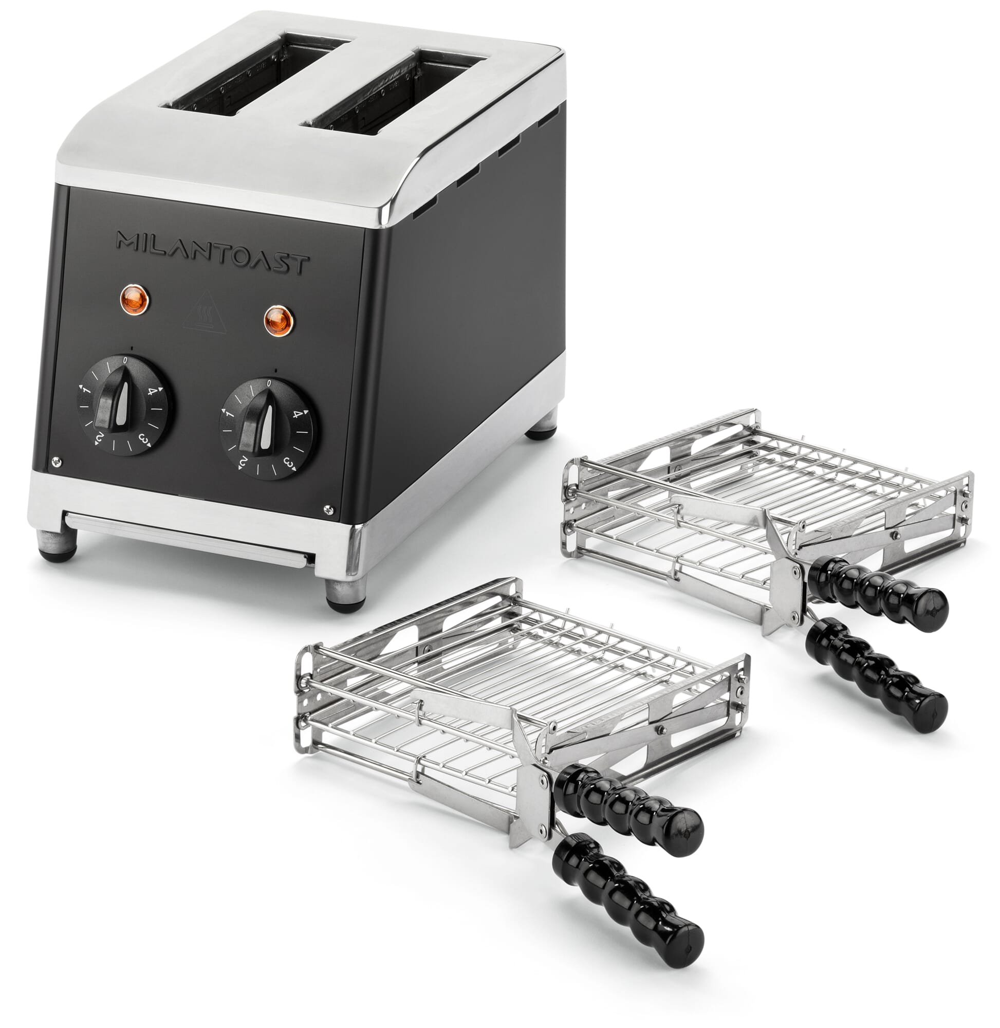 Grille-sandwich classique avec pinces, Acier inoxydable