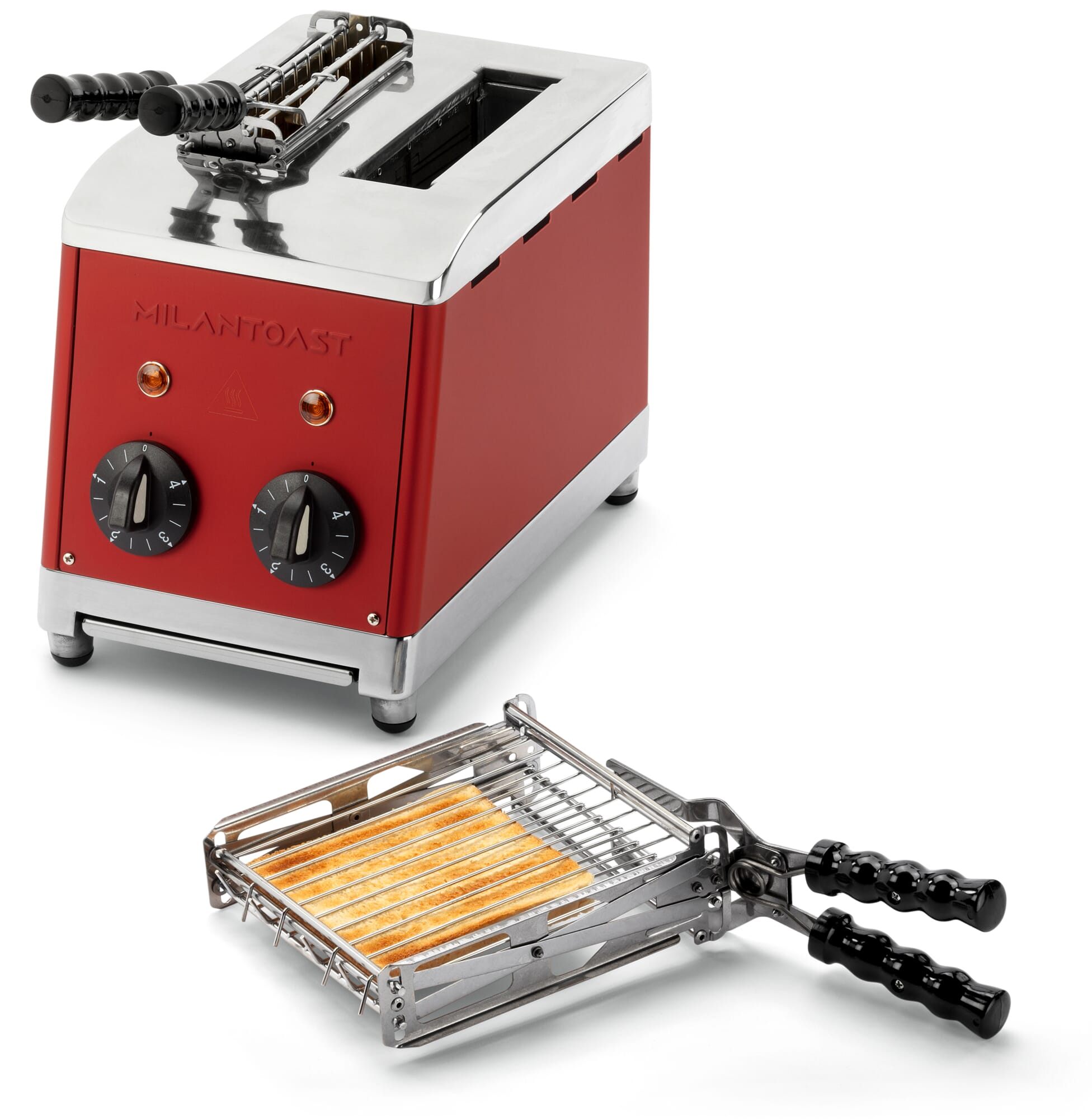 Verniel Alsjeblieft kijk Trouw Classic sandwich toaster with tongs, Red | Manufactum