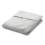 Fitted sheet half linen Grey 100 × 200 cm