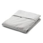 Fitted sheet half linen Gray 100 × 200 cm