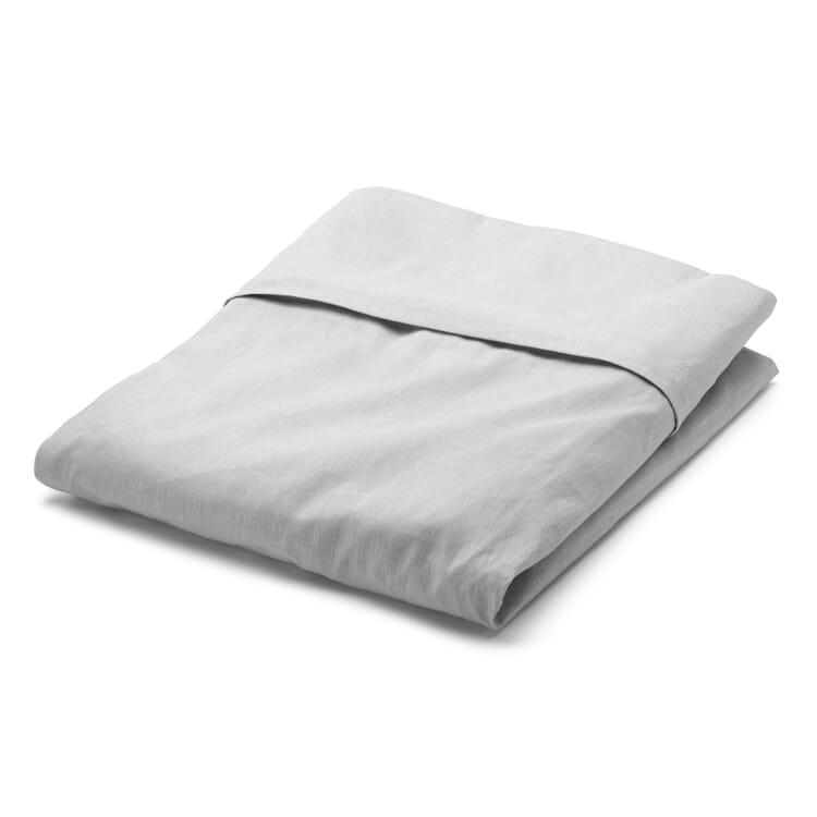Fitted sheet half linen, Gray