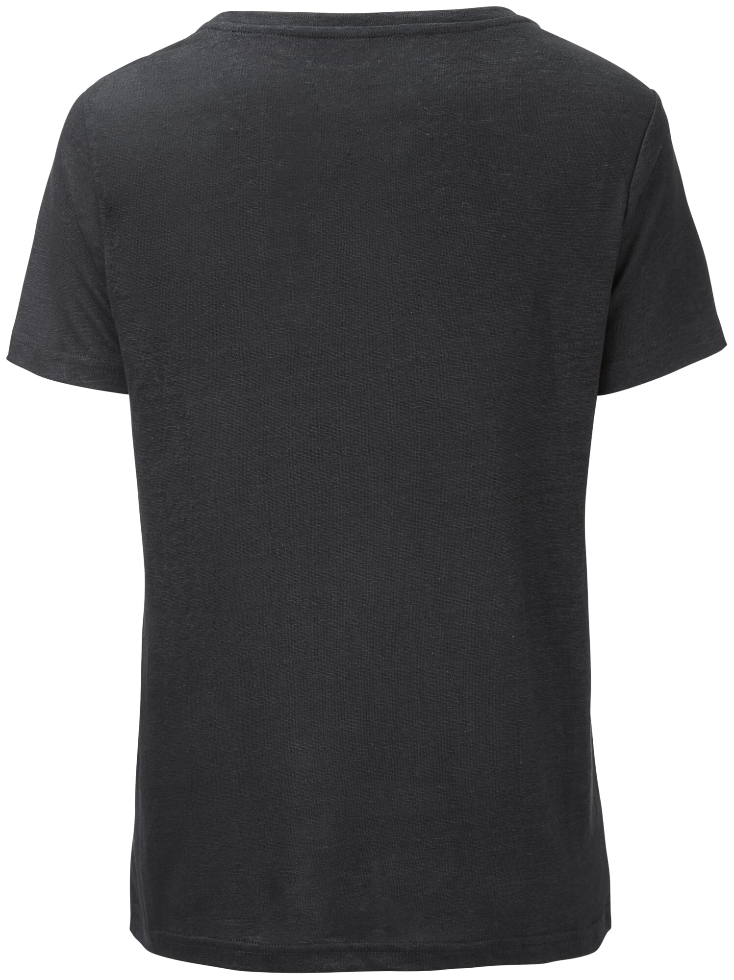 Ladies' linen t-shirt, Black | Manufactum