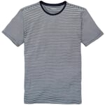 Men's striped t-shirt Dark blue