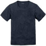Herren-Leinen-T-Shirt Dunkelblau