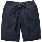 Men's linen shorts Dark blue