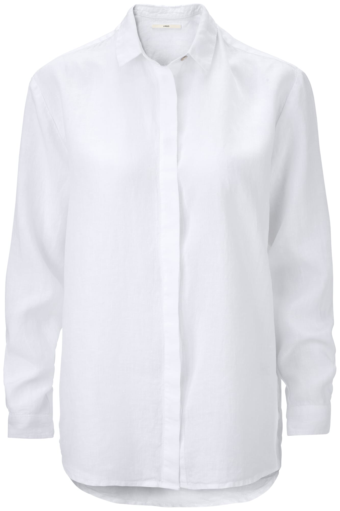 Mode Blouses Linnen blouses 120% Lino Linnen blouse wit zakelijke stijl 