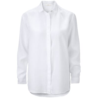 klauw Literaire kunsten Bezienswaardigheden bekijken Ladies shirt blouse linen, White | Manufactum