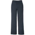 Damenhose 7/8-Länge mit weitem Bein Blauschwarz