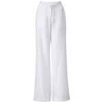 Ladies' marlene trousers linen White