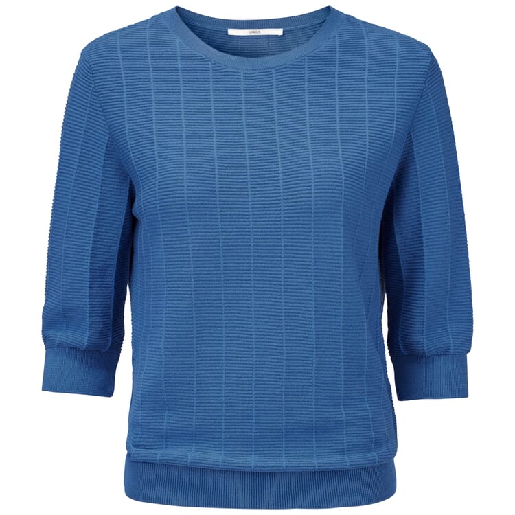 Ladies Textured Sweater, Blue