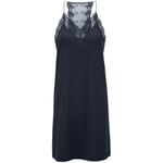 Ladies undergarment with lace Blue-black