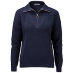 Ladies knitted royer cotton Blue-black