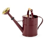 Watering can sheet steel lacquered 5 liters Red
