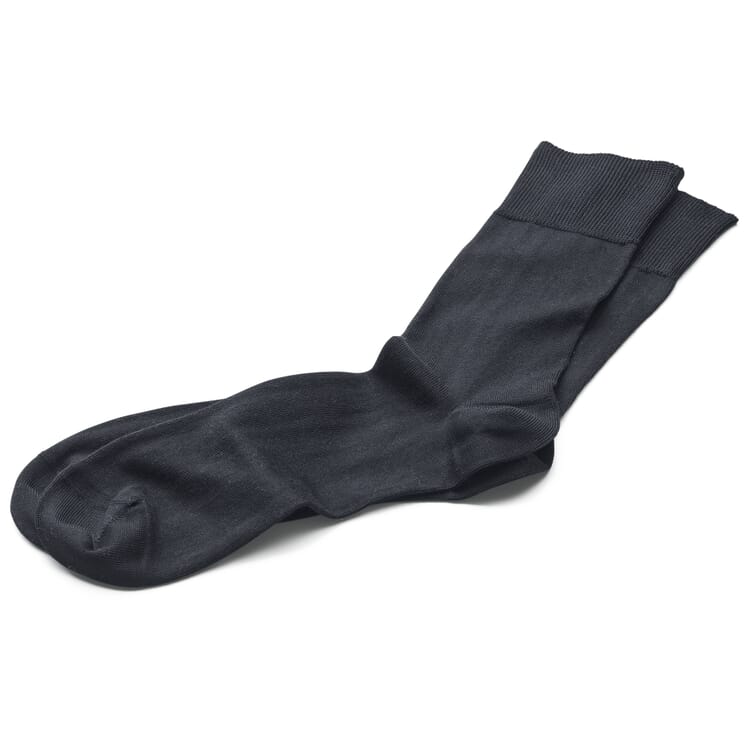 Chaussette en coton unisexe, Noir