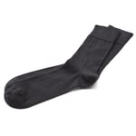 Chaussette unisexe laine-coton Noir