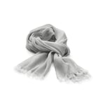 Men's scarf linen-cotton Light gray
