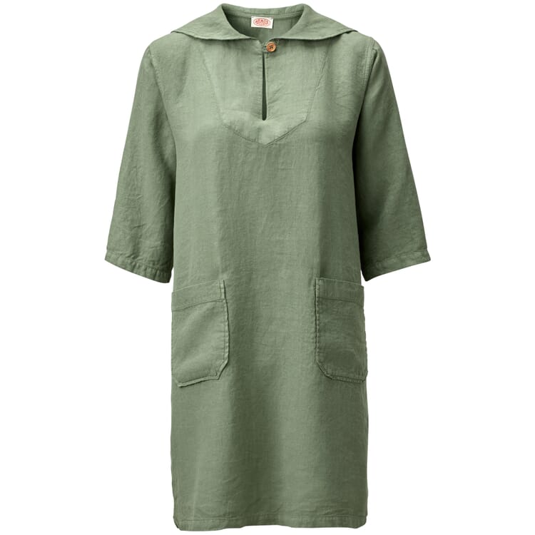 Ladies linen dress, Green