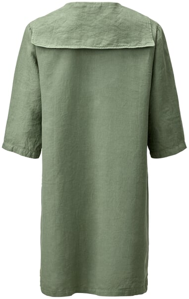 Linnen jurk voor dames Groen